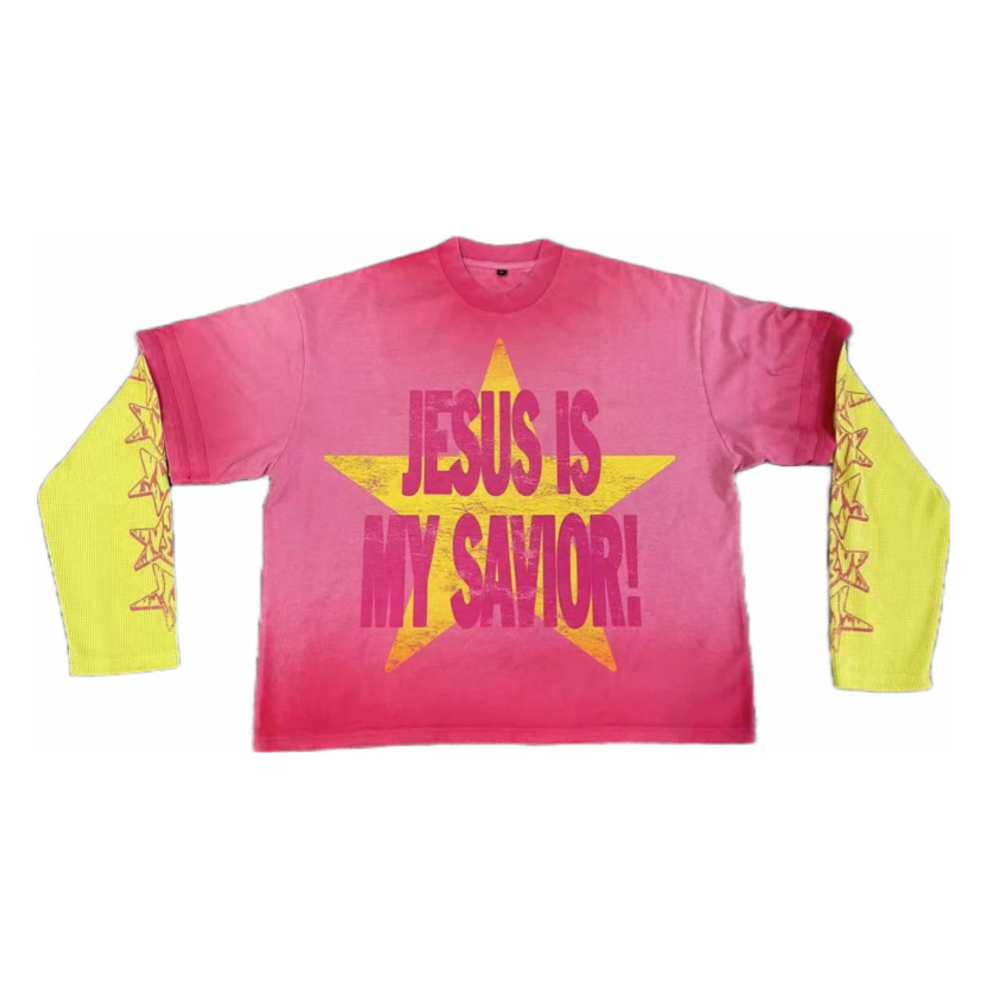 CONVERTIBLE TEE STARBURST PINK