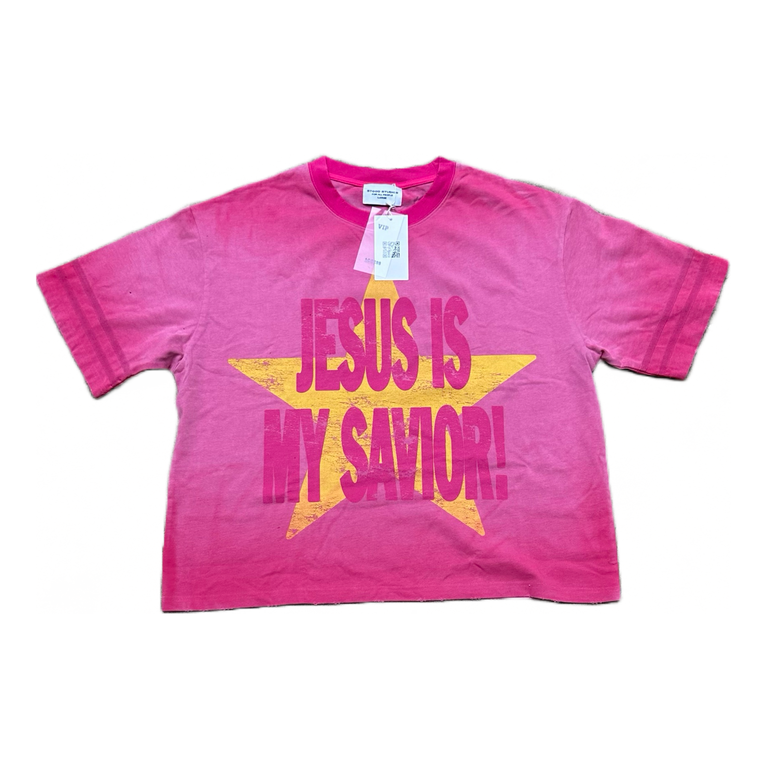 “SAVIOR” V2 Convertible Tee STARBURST PINK