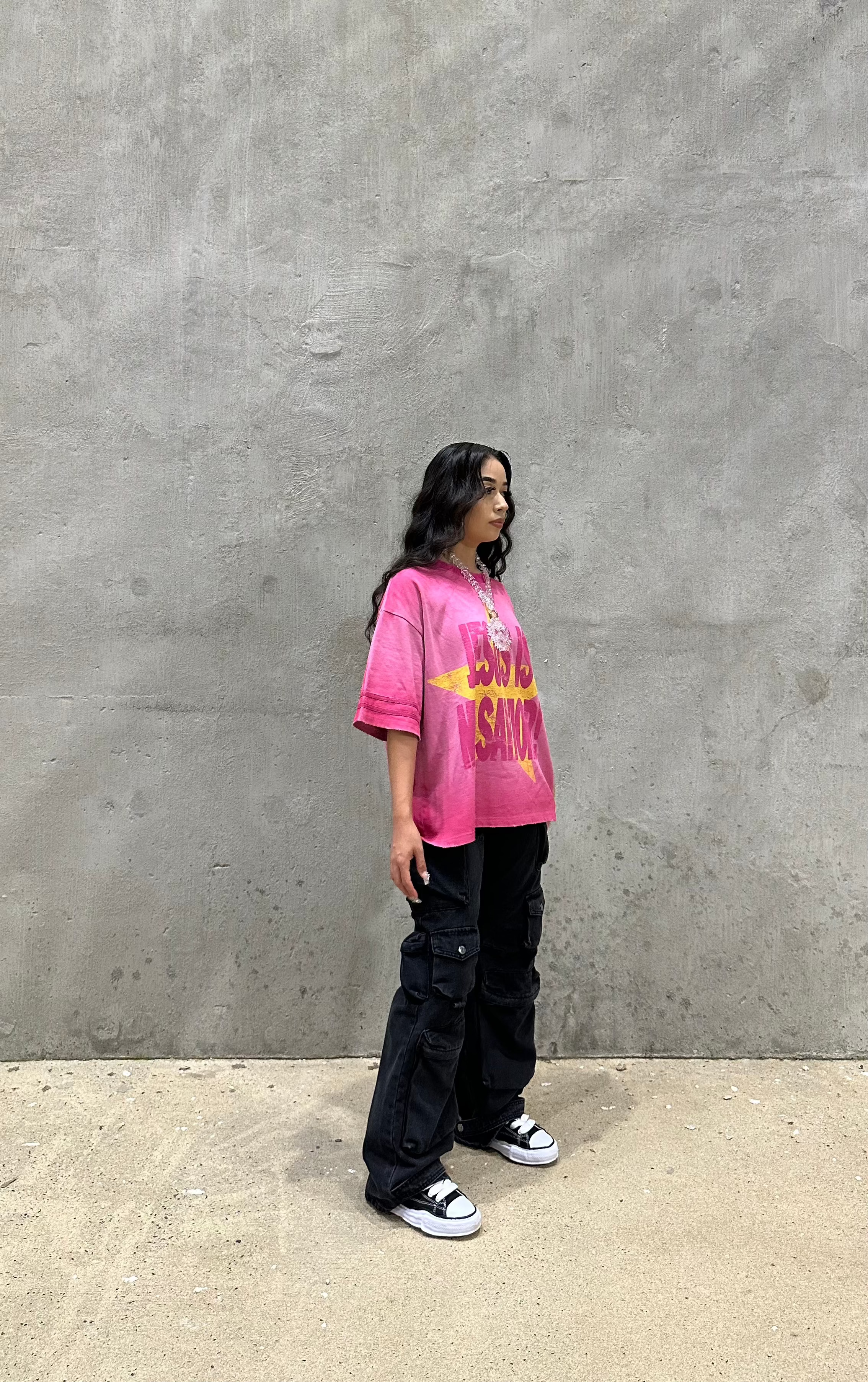 “SAVIOR” V2 Convertible Tee STARBURST PINK