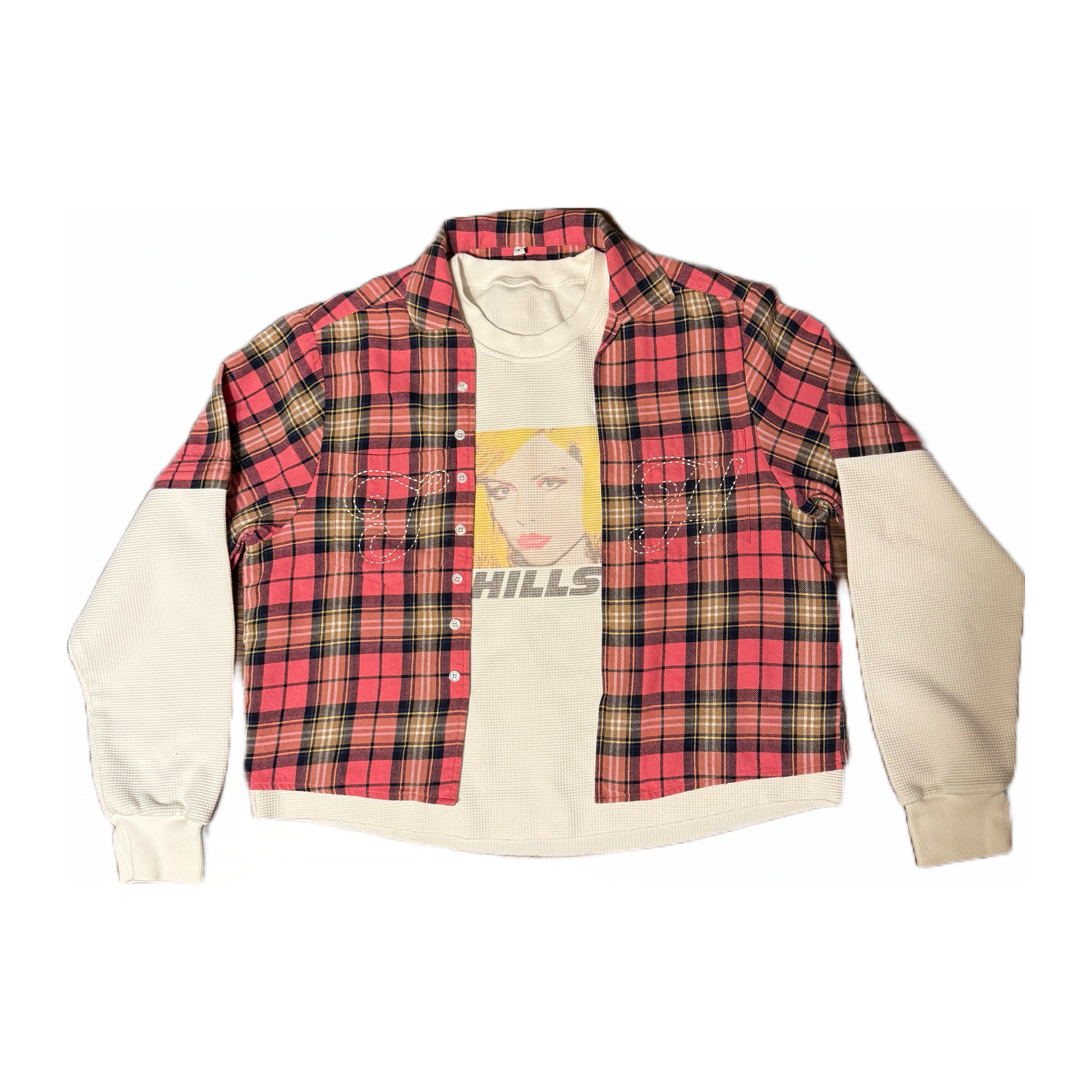 “CONVERTIBLE FLANNEL” PINK