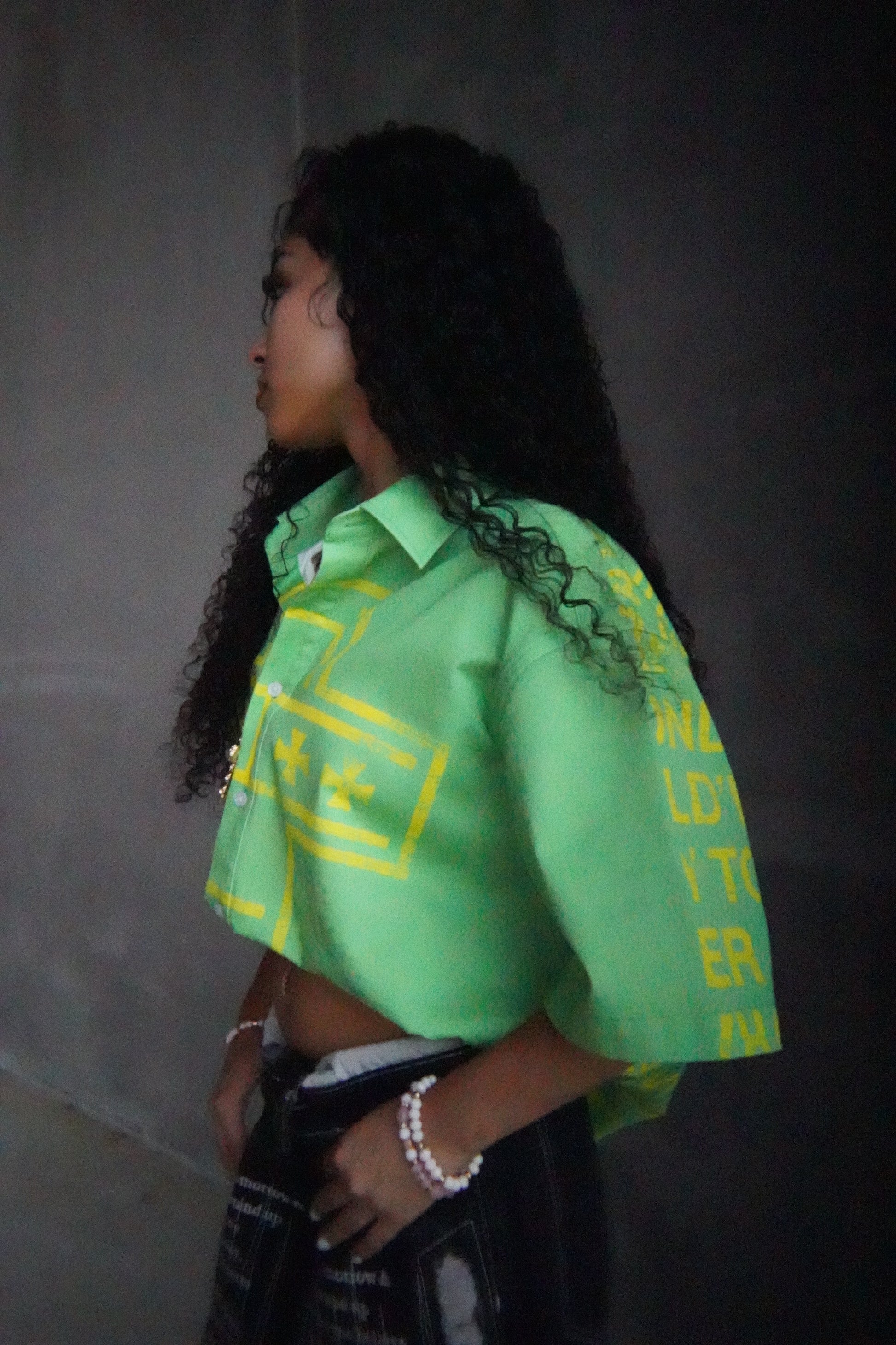 THE WORK SHIRT NEON MOSS